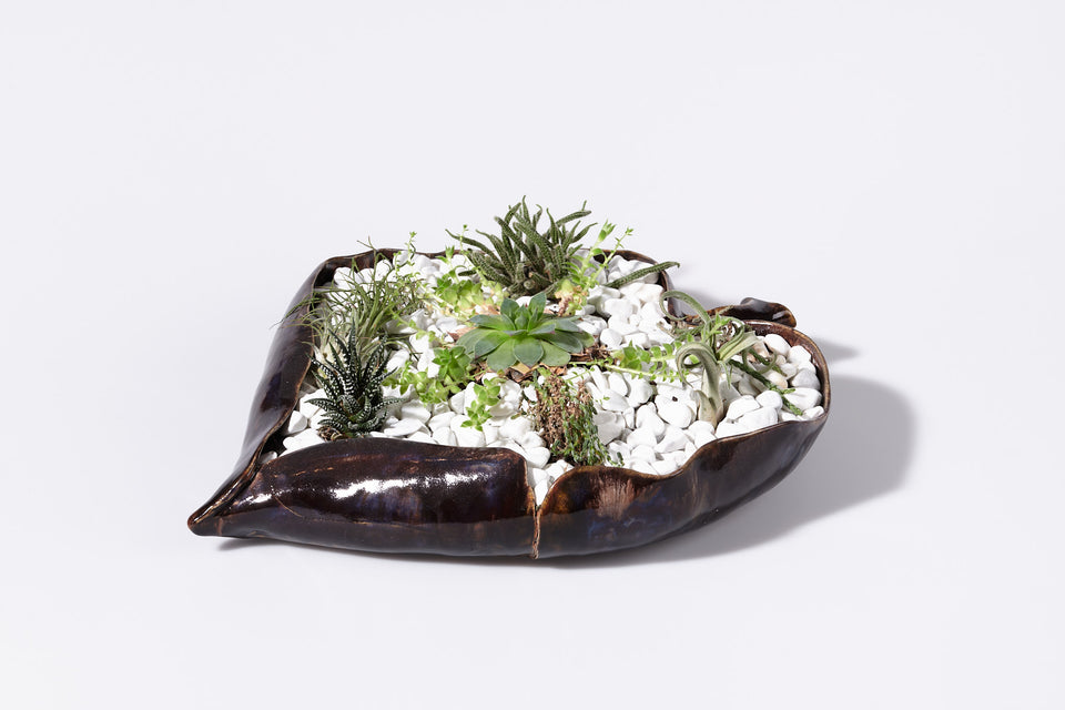 Steingarten im Blatt